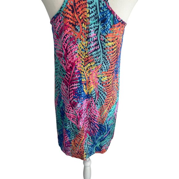 LILLY PULITZER Coral Multicolor Printed Dress Size Small - Picture 7 of 8